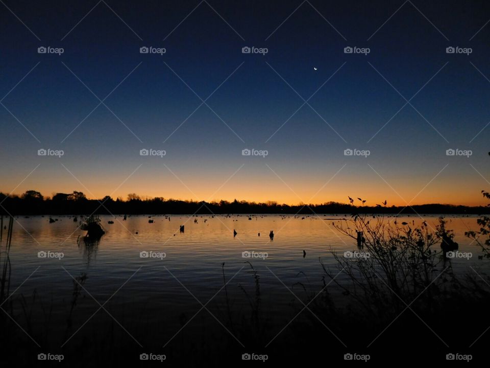 sunrise in elk rapids