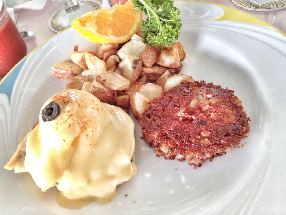 orange brown fruit breakfast by tshfkym