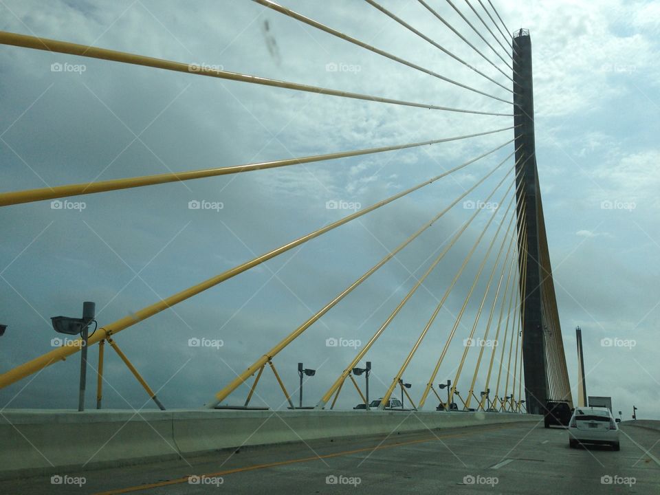 Bridge, Sky, City, Architecture, Travel