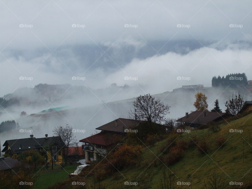 fog in mountain