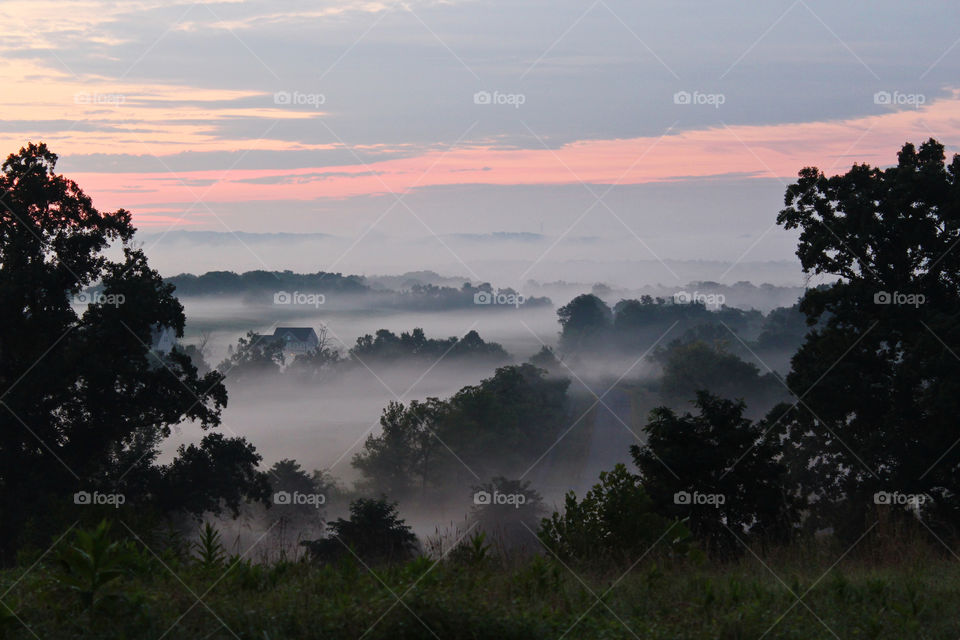 Good morning, Leesburg!. Taken from the front steps of the abandoned Selma Plantation in Leesburg, VA