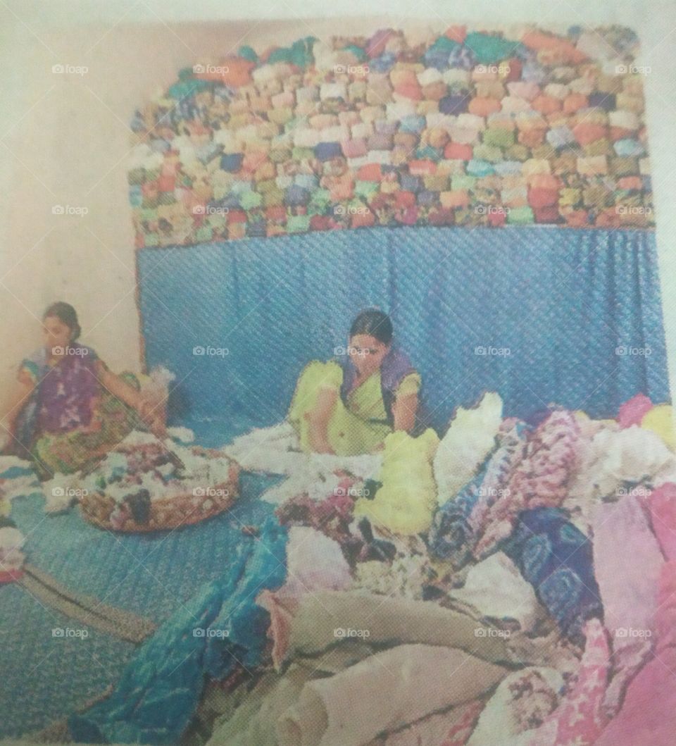 Mostly indian lady our clothes business are running work from home through online selling process. because in covid situation mostly people are lost our jobs and business. then some peoples are working from home.