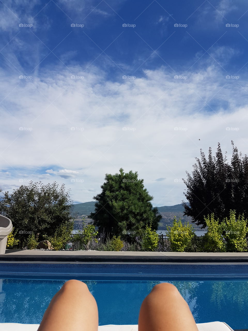 Beautiful view by the pool