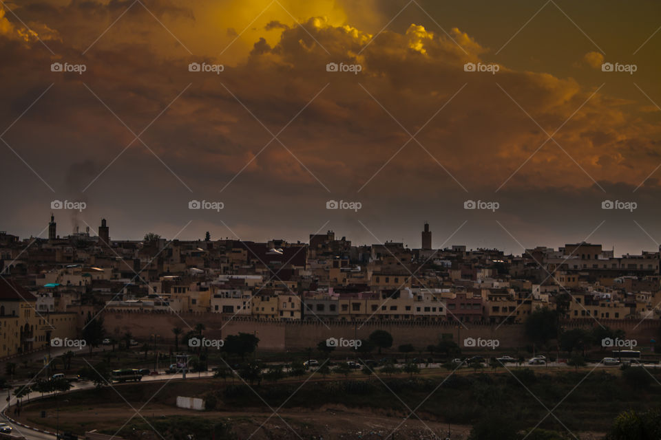 Meknes under Sunset