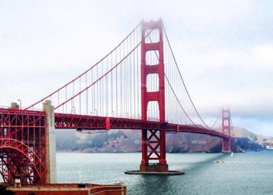 Chilly Day By The Bridge