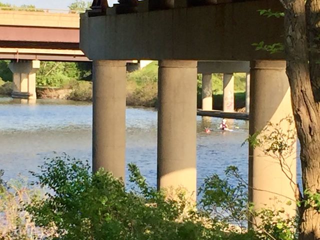 Rowing on the Erie Canal 