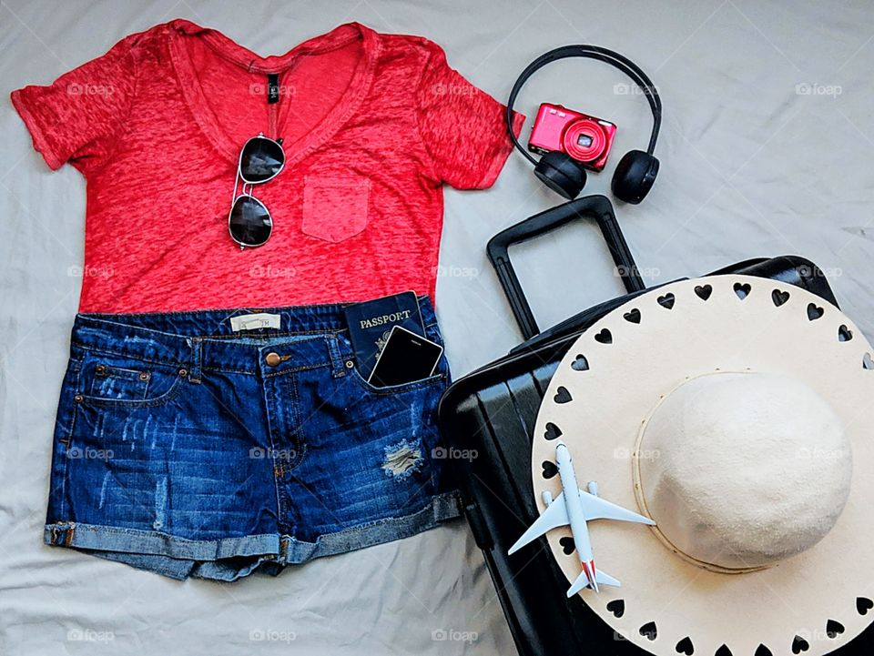 Suitcase for holiday