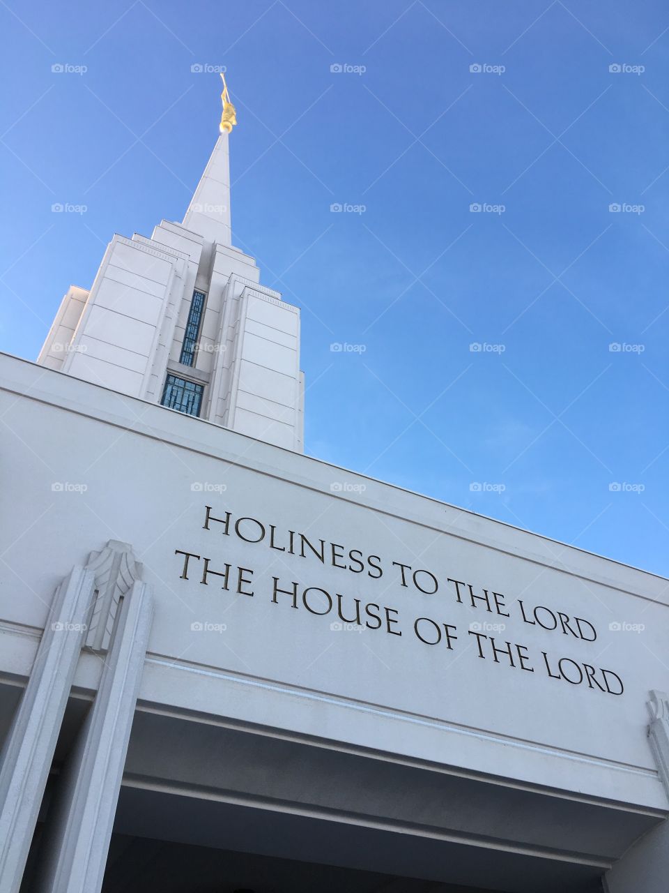 Holiness to the Lord. The house of the Lord.