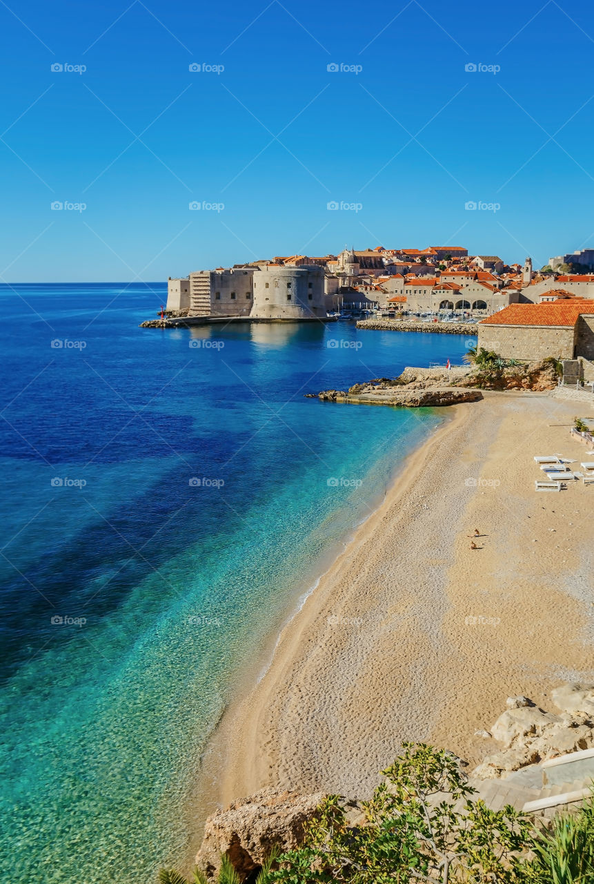 Dubrovnik beach 