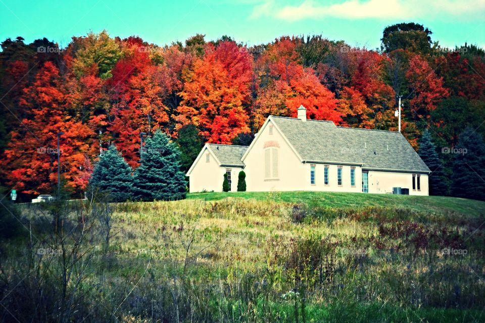 Autumn Church