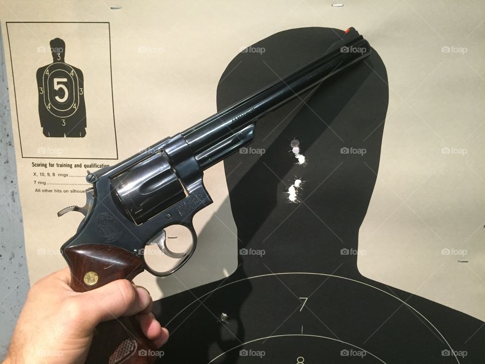 Smith and Wesson 29-2 dirty Harry 45 magnum. 