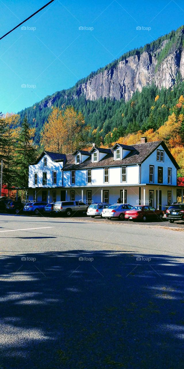 vintage mountain hotel