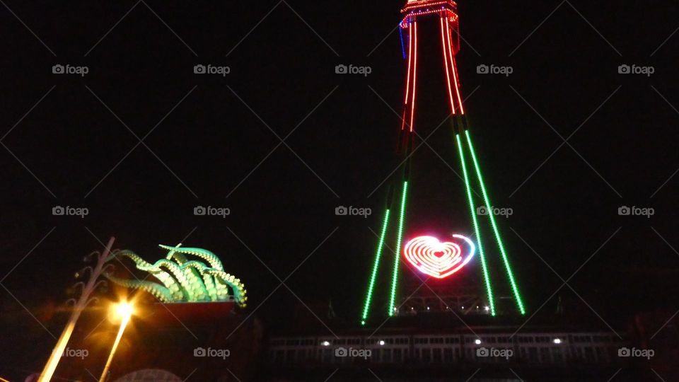 A view of Blackpool tower