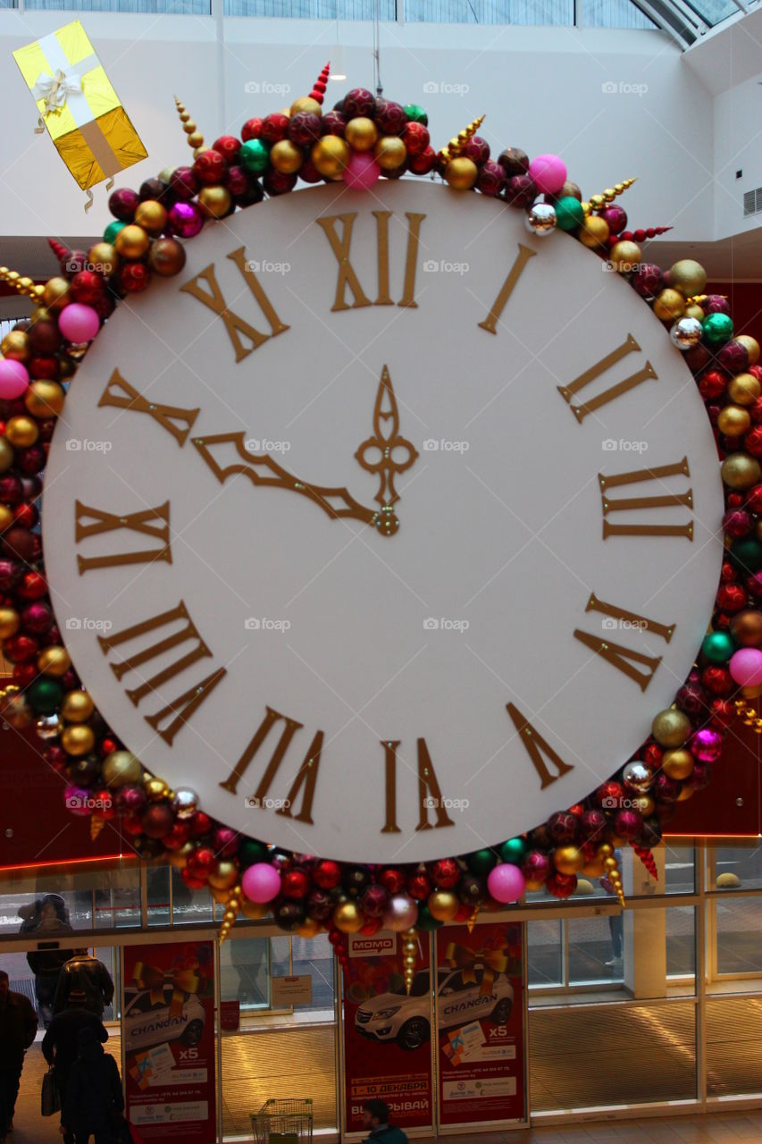 clock Christmas