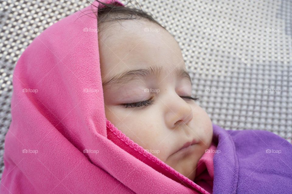 sleeping on the beach