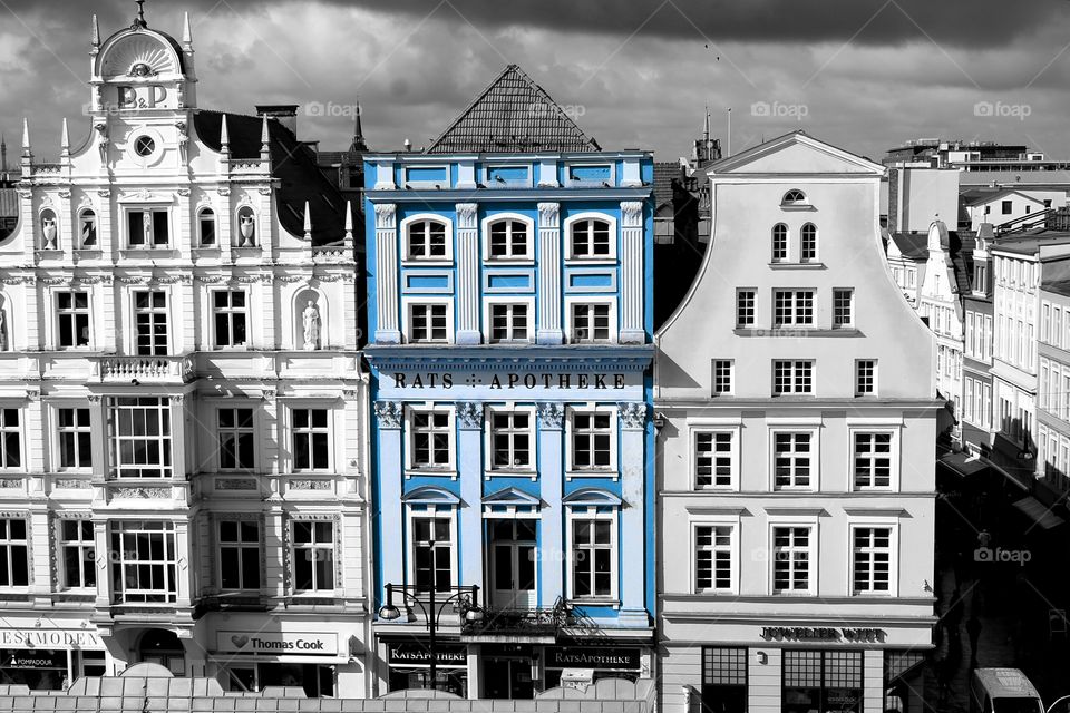 Germania. i walk into the Streets from Rostock-Germany