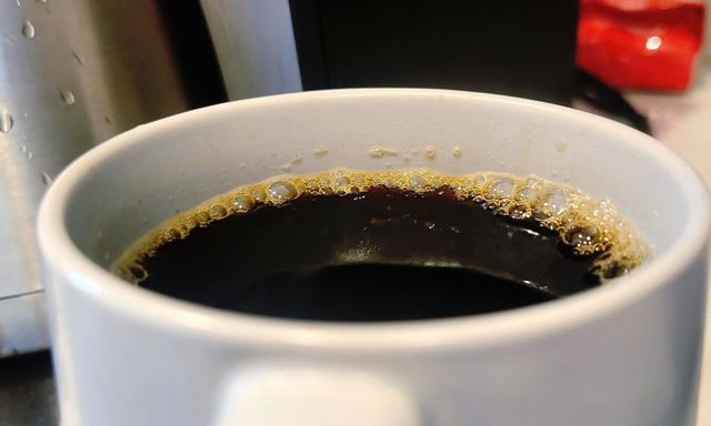 morning cup of coffee