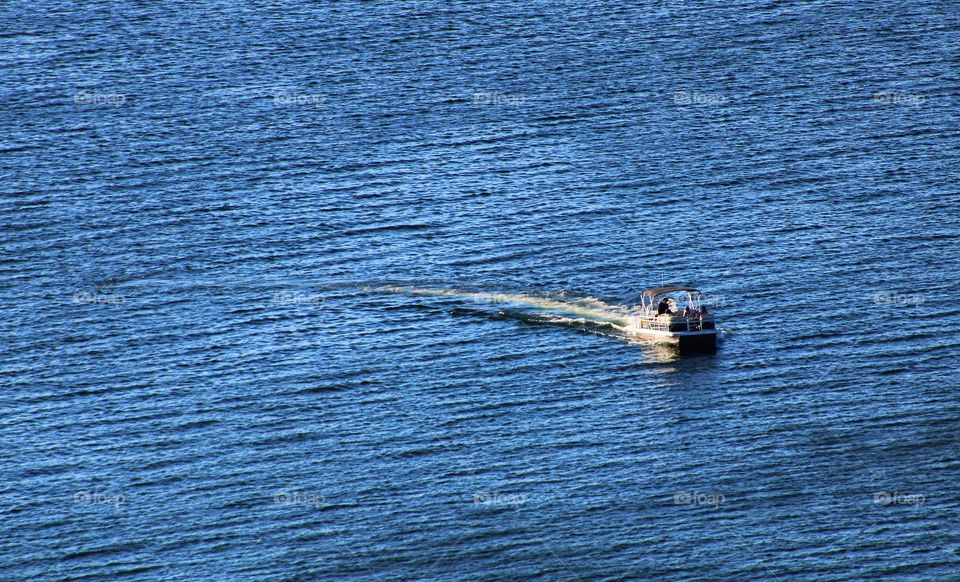 boat and the big blue water