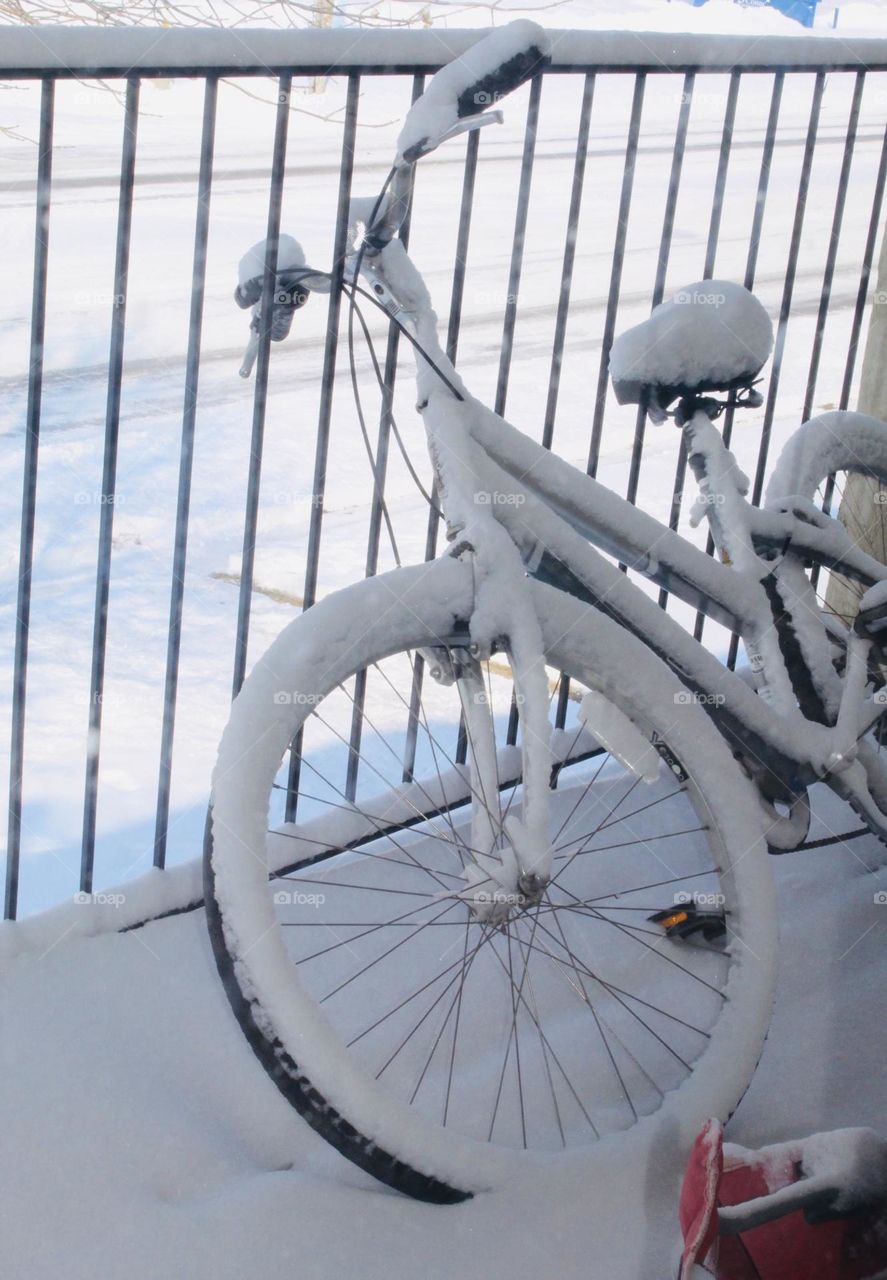 Frozen bicycle 