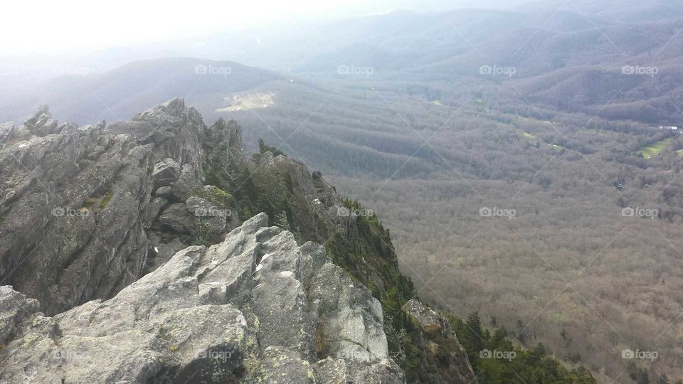 high mountain view