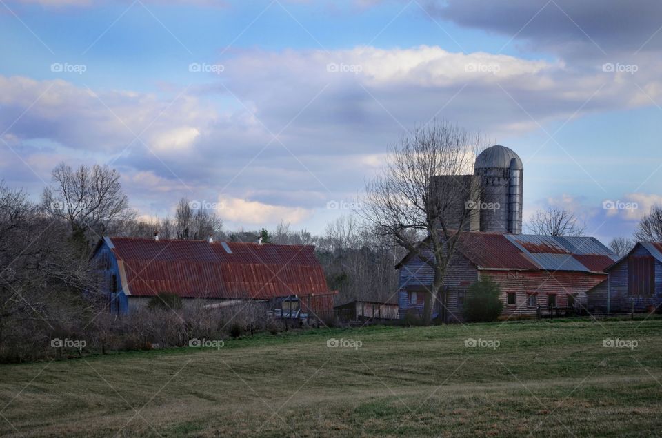 farm in February