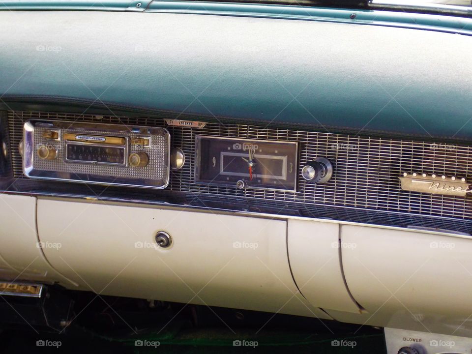 Vintage cars Interior