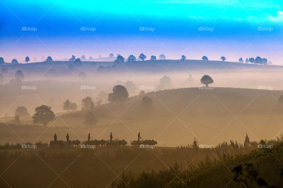 One of winter Morning !  Southern Shan State, Myanmar.