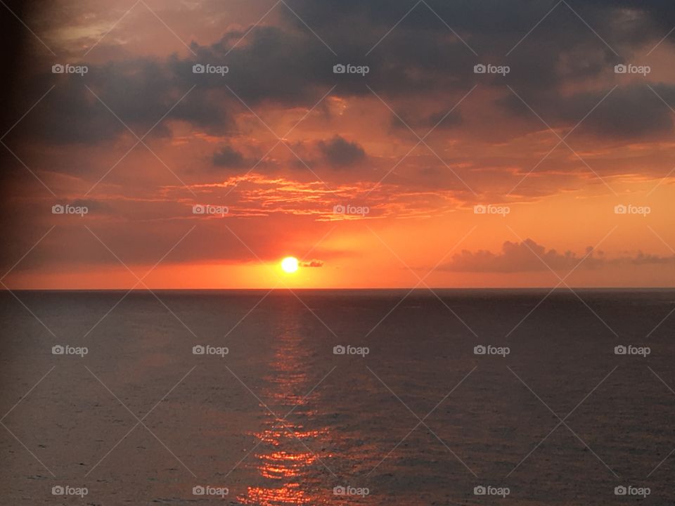 Sunset in Curaçao 