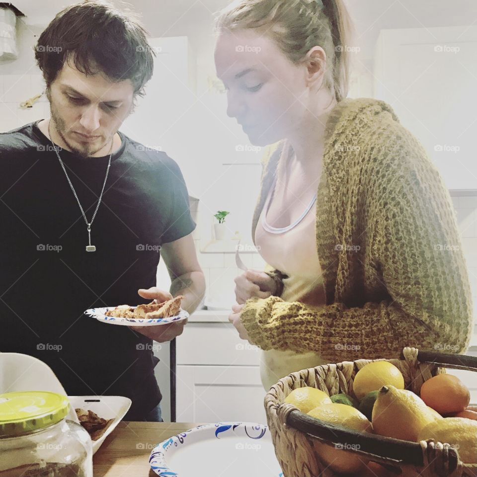 Break time with pizza!