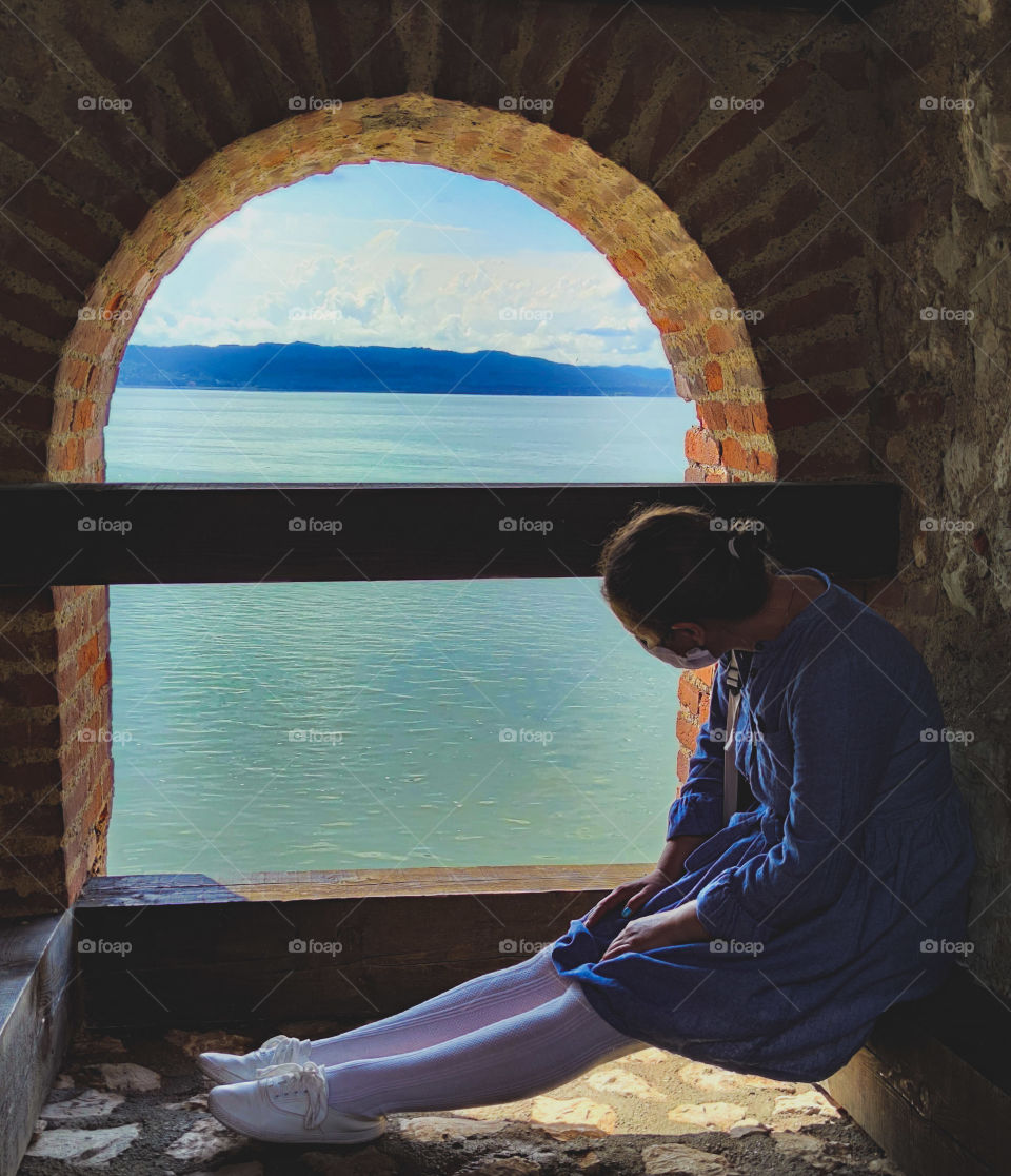 Watching Danube from Golubac fortress