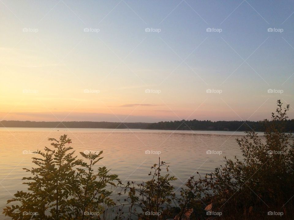sweden nature sunset water by The_Picture_man
