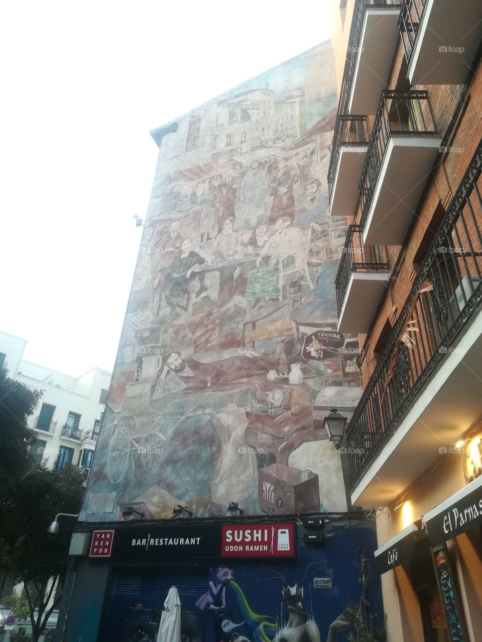 Street art, La Latina, Madrid.