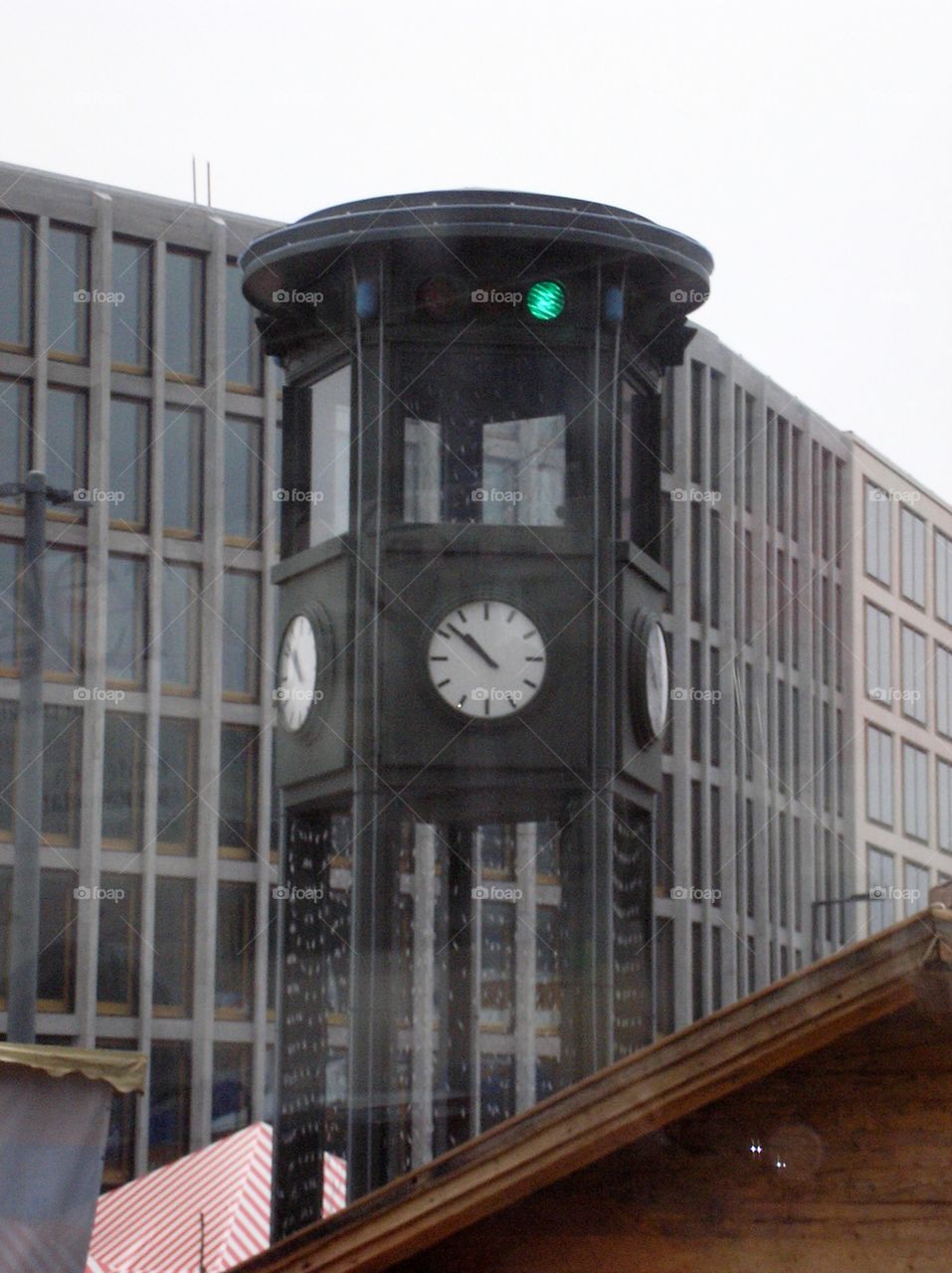 The dest traffic lights control cabin in Europe 