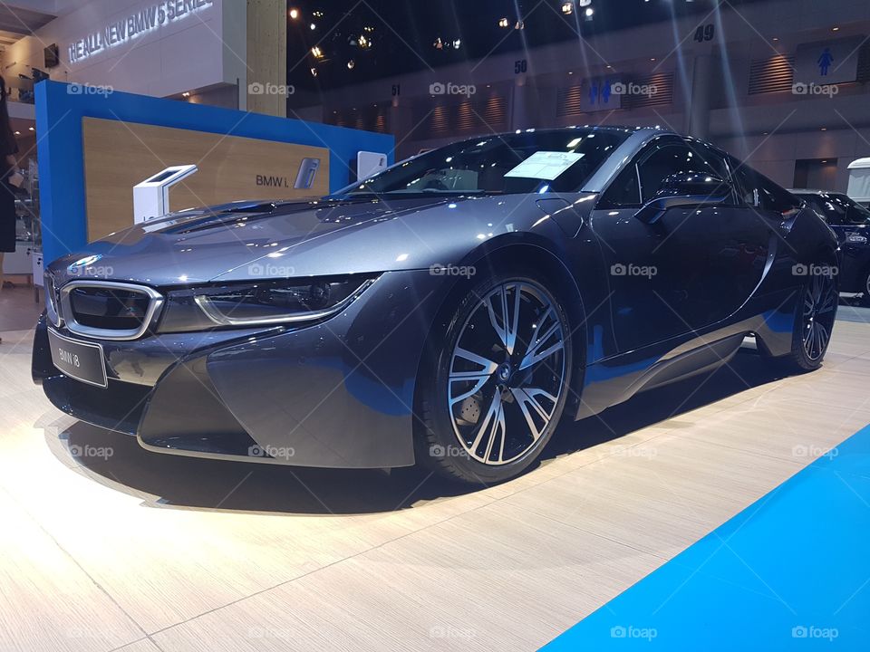 BMW i8 eco at Bangkok international motorshow 2017