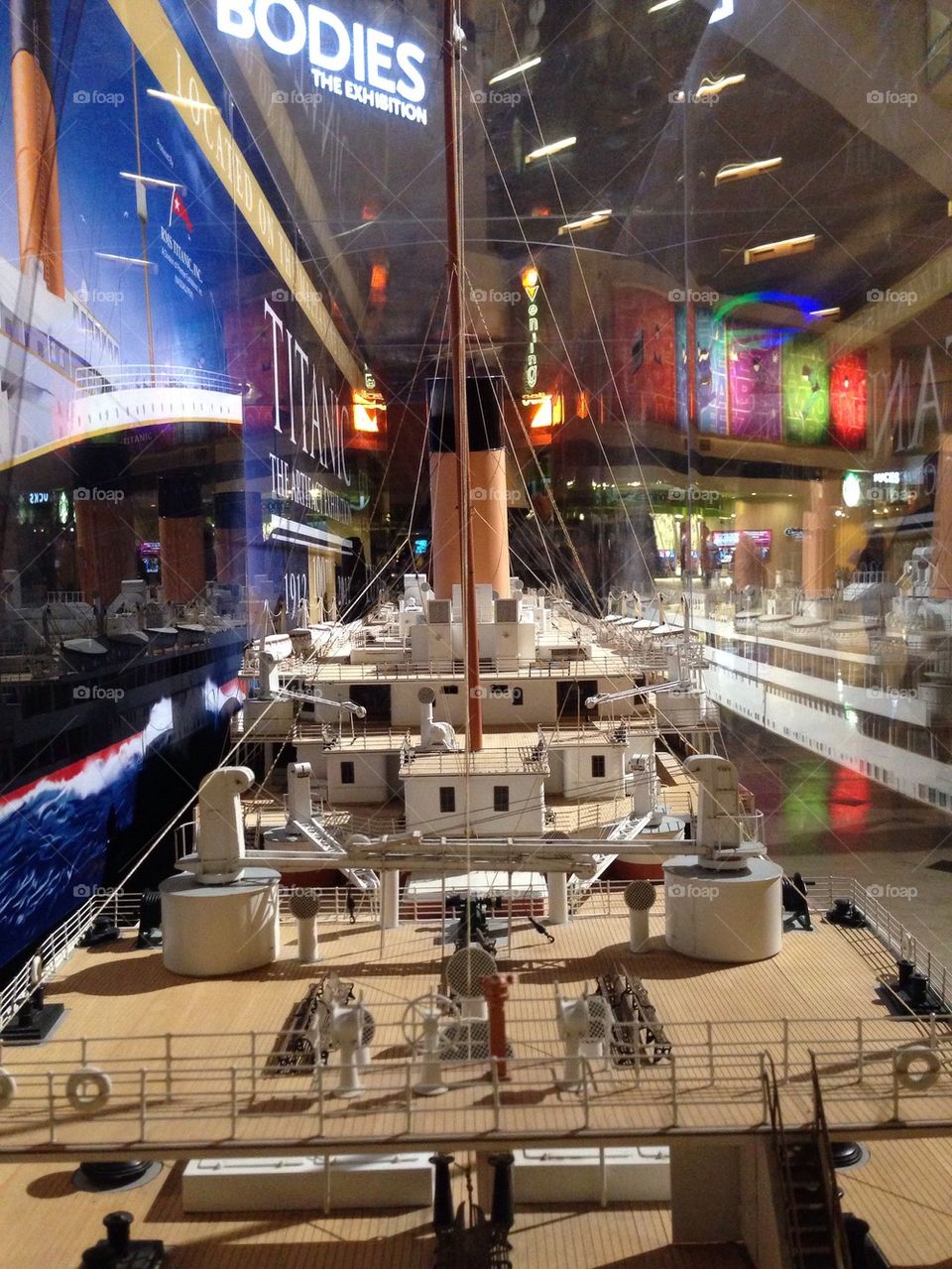 Titanic model stern