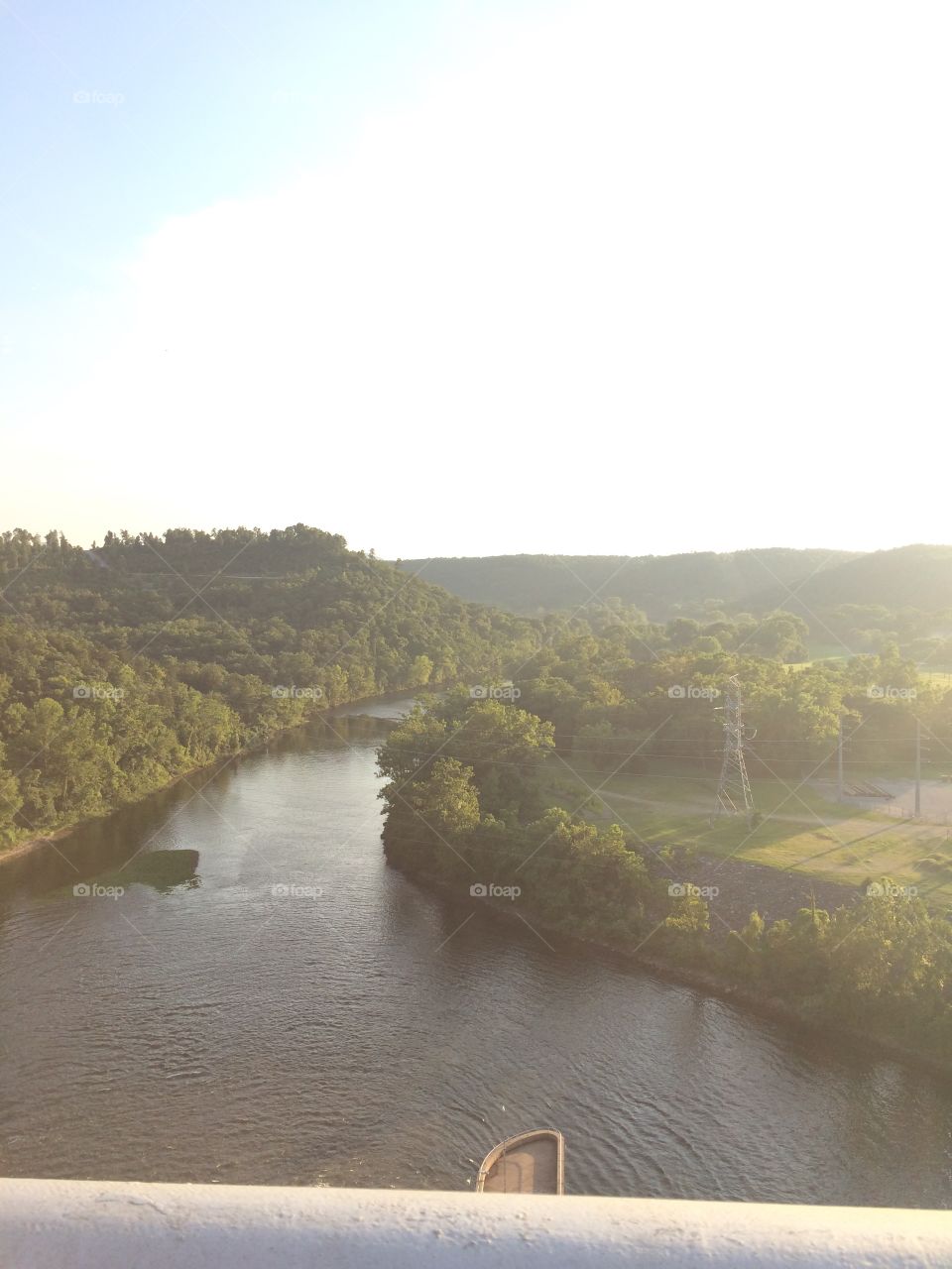 Landscape, Water, River, Lake, Fog