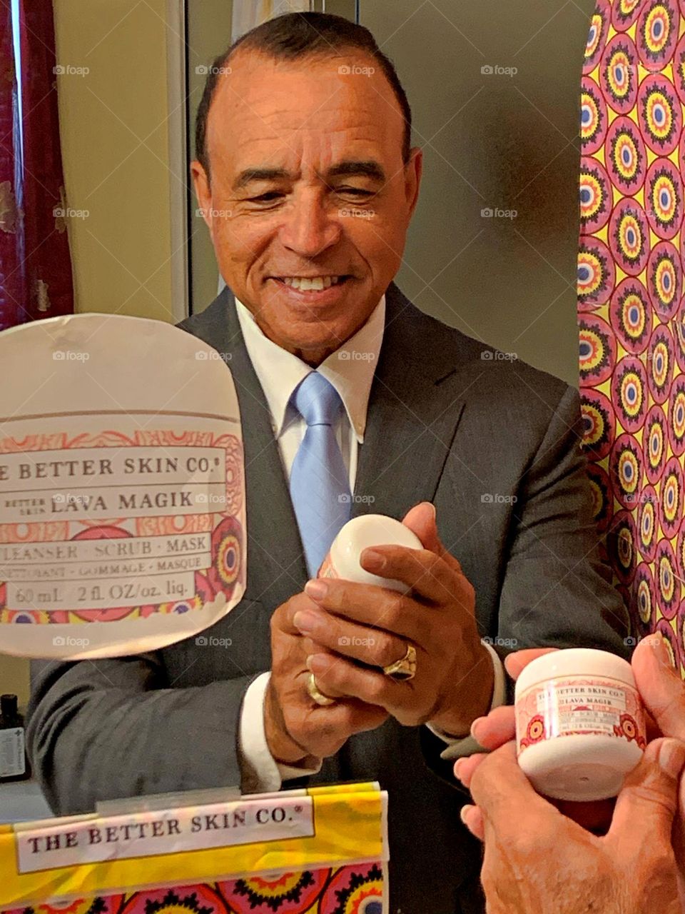 Energetic, Light-Hearted Portraits with Products - Better Skin - So, you have to treat your products like the celebrities they are by putting them on a (literal) pedestal and taking indulgent photos of them from every angle.