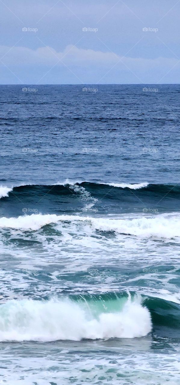 Beautiful waves captured at Stormsriver National Park in South Africa