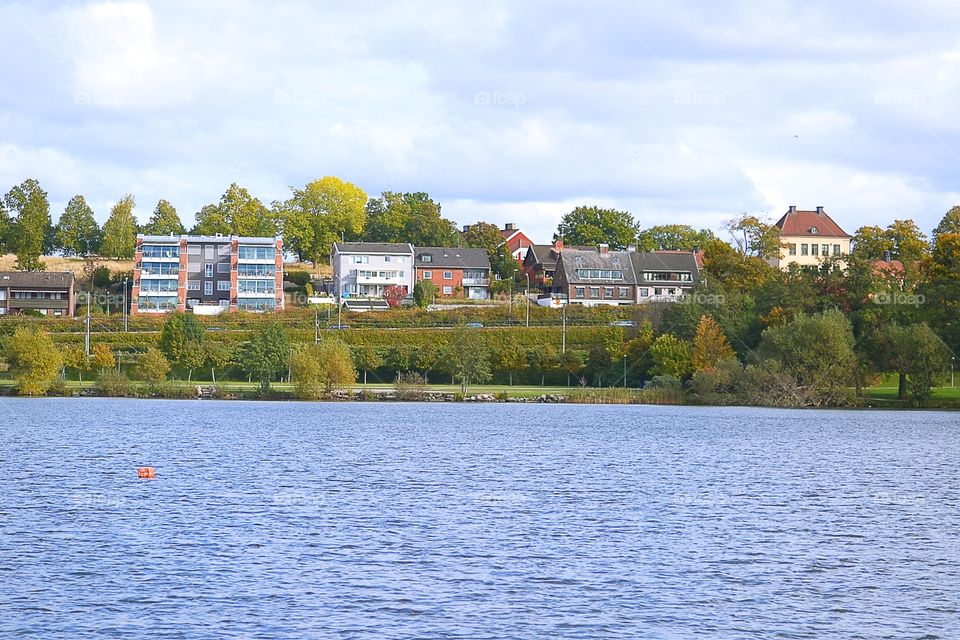 Buildings in växjö city sweden