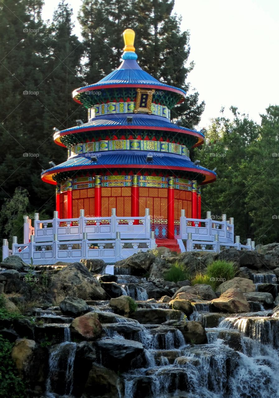 Colorful Asian Pagoda
