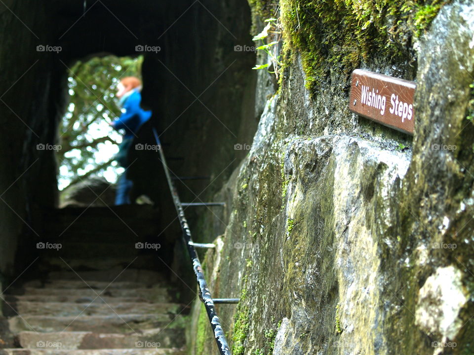 Top of the wishing steps