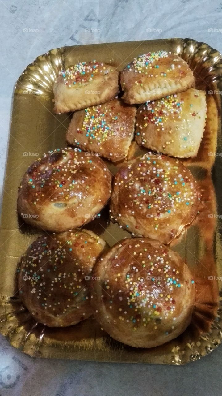 paste con crema e cioccolato