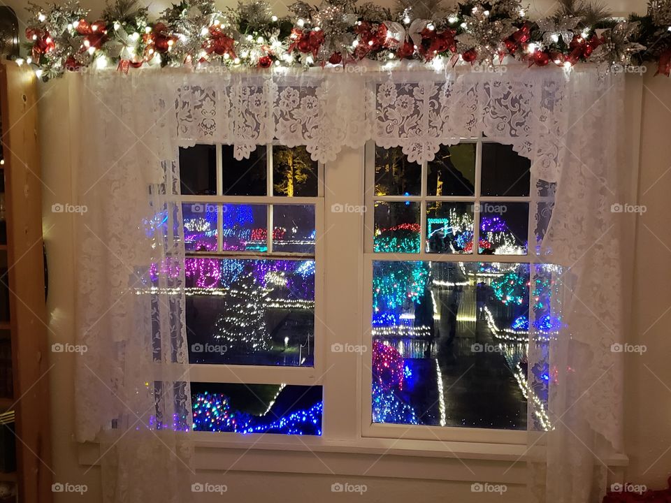 Shore Acres holiday lights, Charleston Oregon