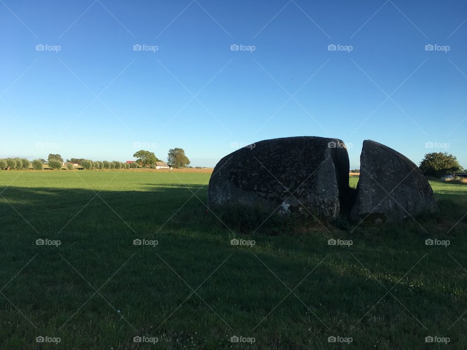Big stone. Local attraction