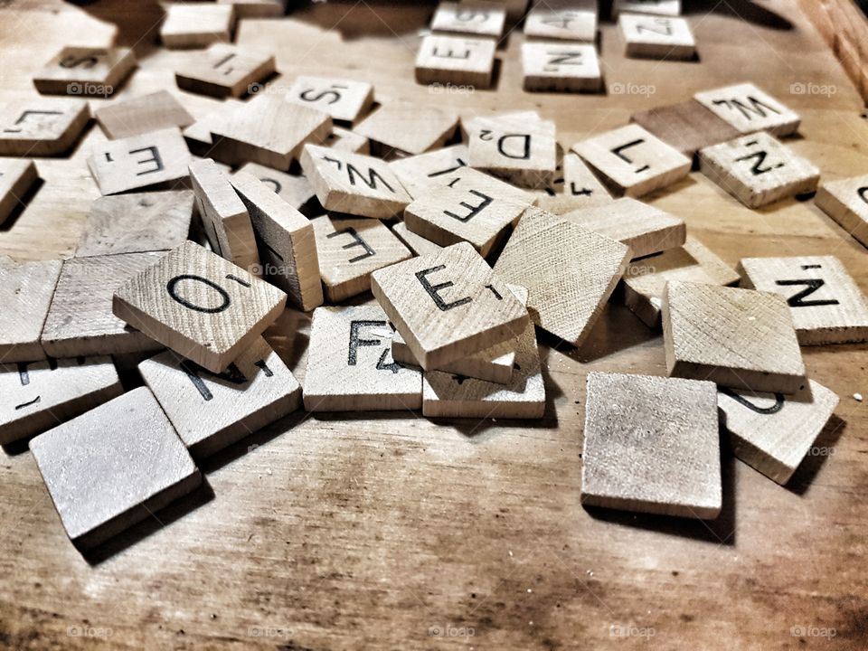 Wooden Scrabble