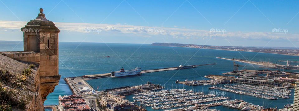 View over Alicante 