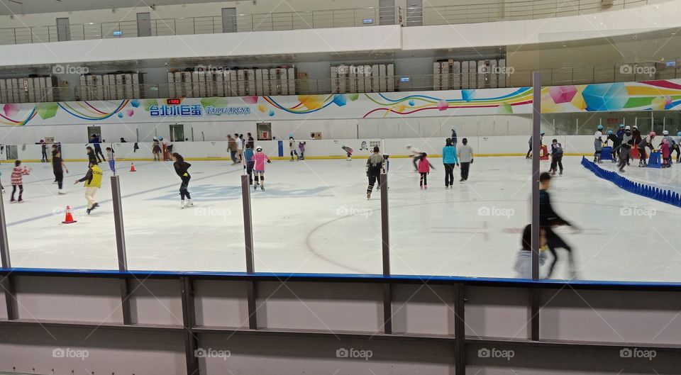 ice skating