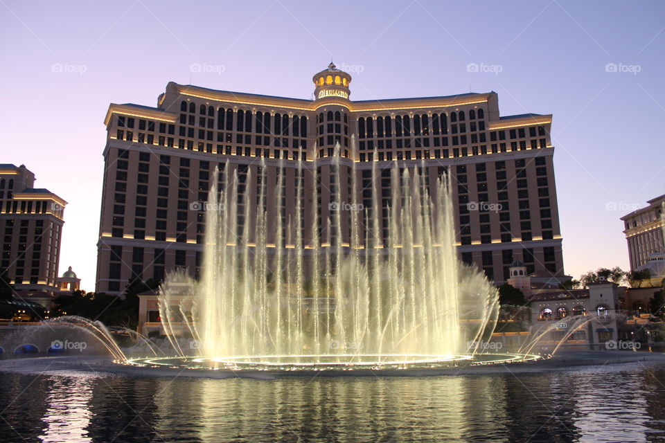 Bellagio water show. Las Vegas, Nevada
