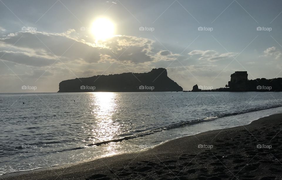 Sunset on the beach - Calabria 