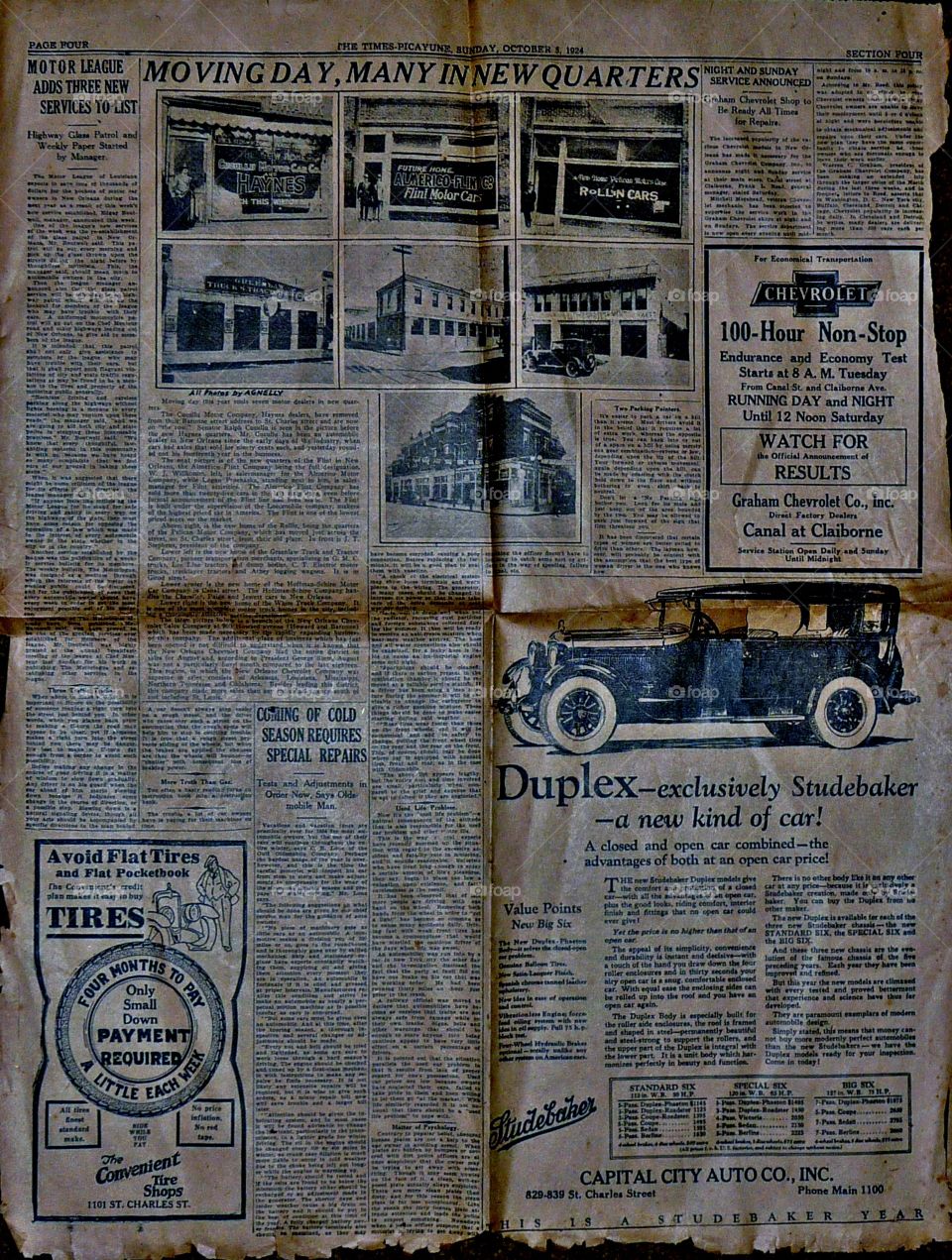 1920s newspaper clippings